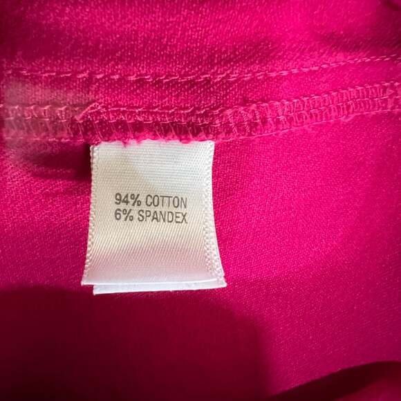 St John Yellow Label Pink Heavyweight Twill Pants Size 4 - Picture 7 of 9